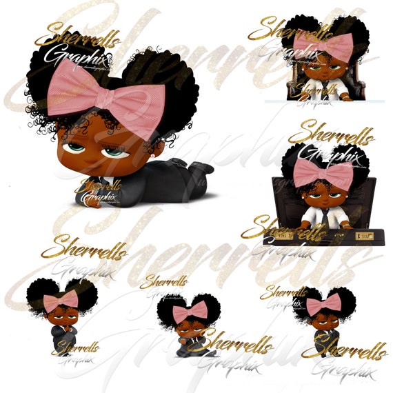 Download African American The Boss Baby Girl-Clipart-The Boss Baby ...