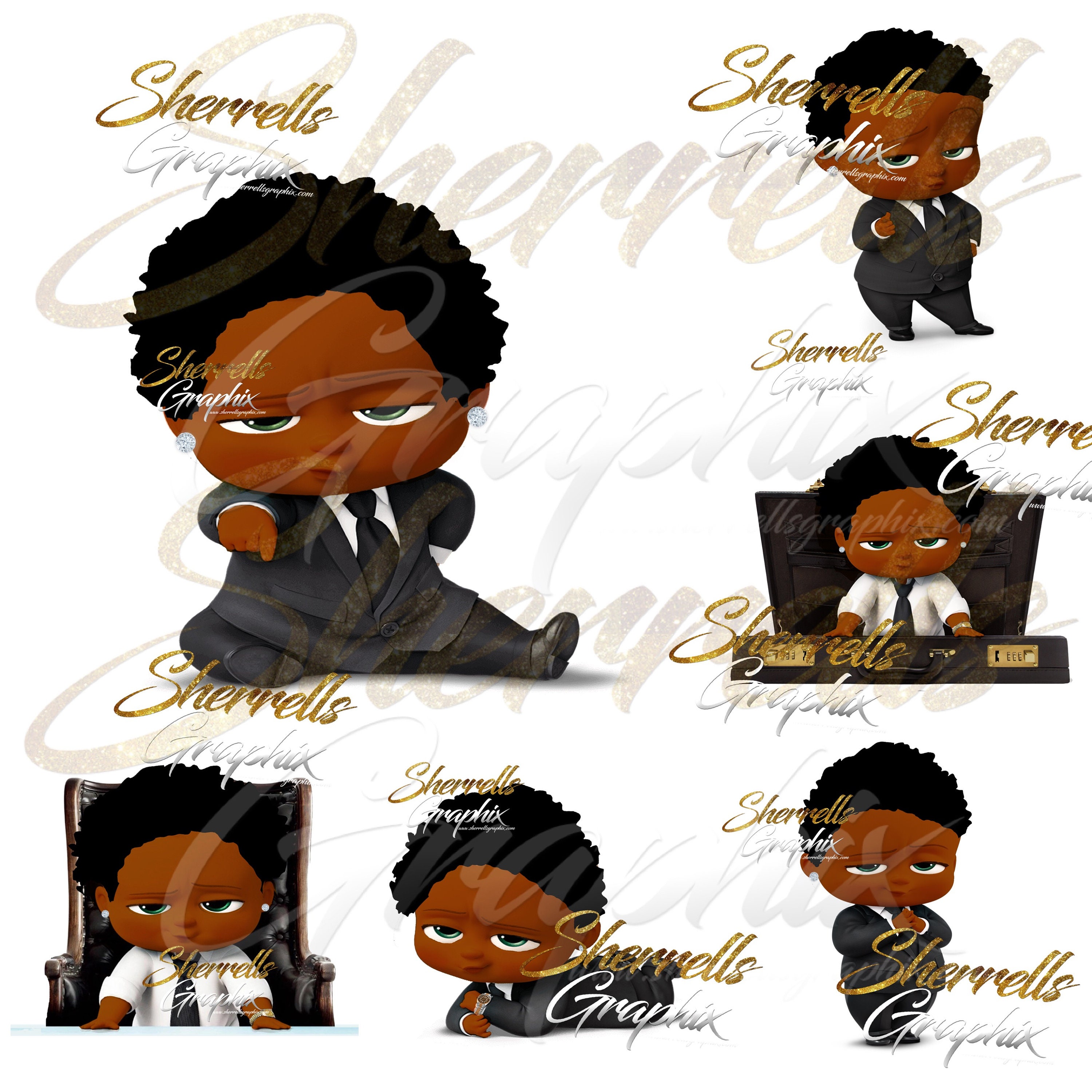 Download African American The Boss Baby Boy-Clipart-The Boss Baby ...
