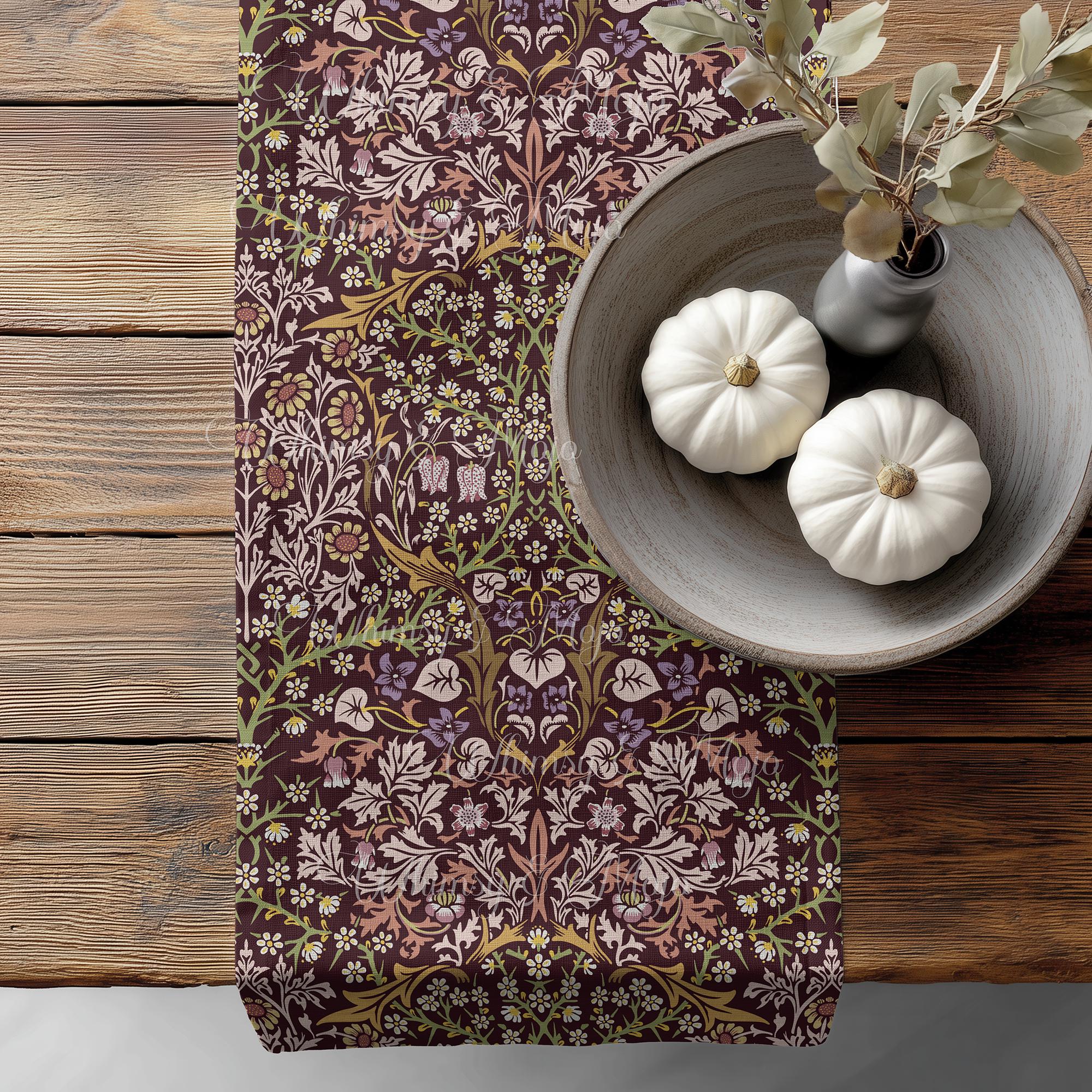 William Morris Table Runner