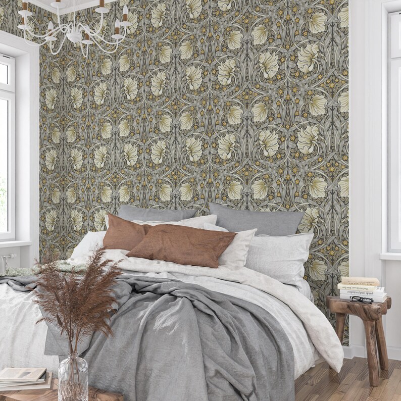 William Morris Pimpernel Wallpaper | Arts and Crafts Botanical Decor ...