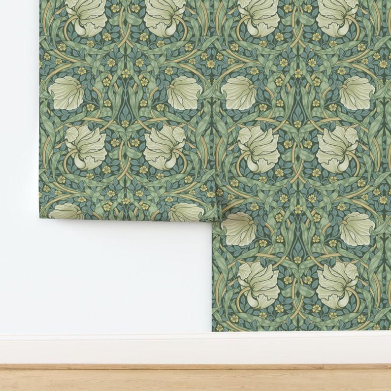 William Morris Pimpernel Wallpaper | Arts and Crafts Botanical Decor ...