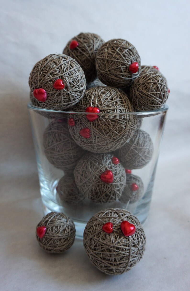 Set Of 20 Decorative Ball Wedding Vase Filler Table Decor Etsy