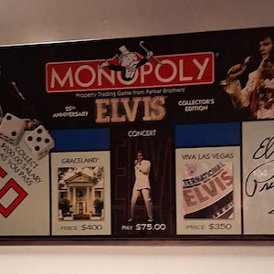 Elvis Monopoly Game - Etsy