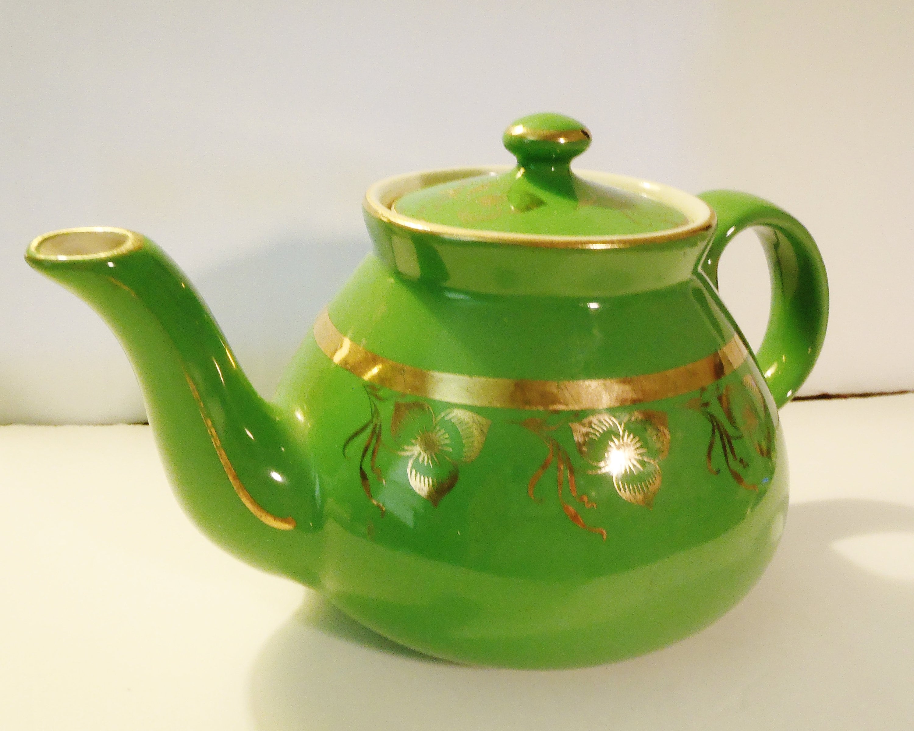 Vintage Hall Light Green Teapot | Etsy