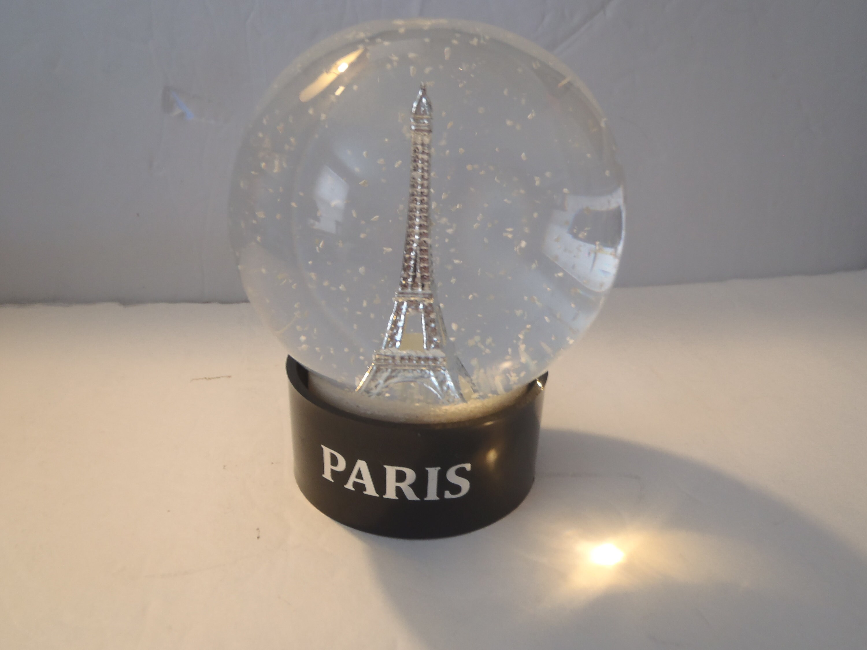 Plaisir Paris Eiffel Tower Snow Globe Paperweight Etsy