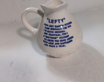Lefty Ceramic Creamer/ Pourer