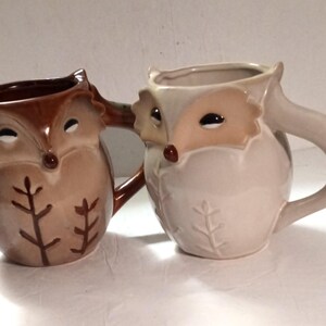 2 Gibson Home Ceramic  Fox Mugs