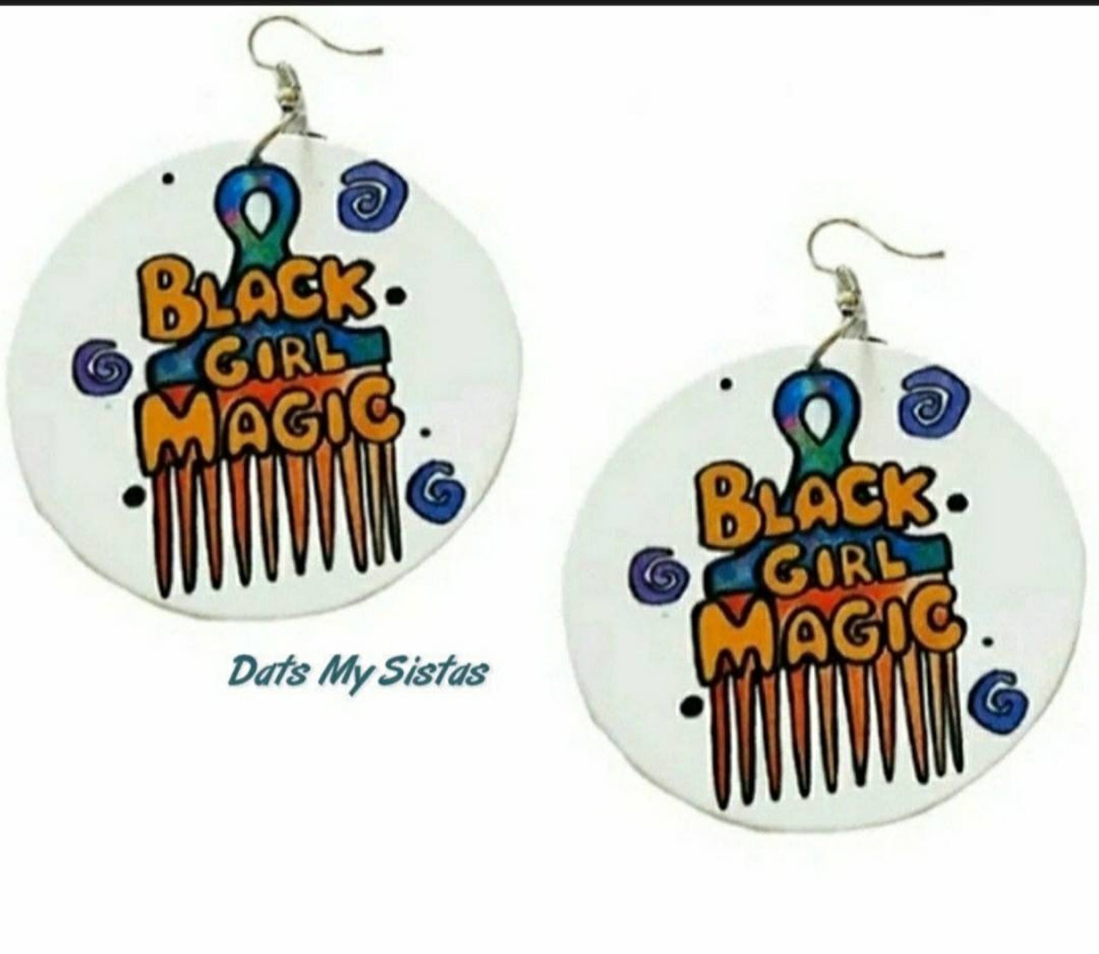 Black Girl Magic Earrings Etsy