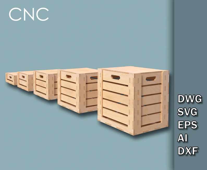 Storage Box With Lid Different Size Boxes Boxes Svg Storage Etsy