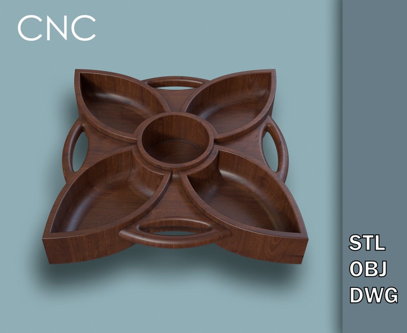 Sectional Serving Tray Cheese and Snack Board Sectional Etsy