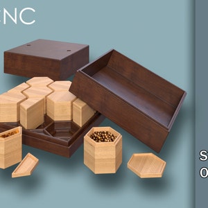 Spice sets STL, Jars for spices, Wooden boxes for spices, STL models for 3d printing, stl, obj, Instant download