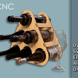 Soporte de copa de vino colgante de metal para copas de vino, soporte de  exhibición independiente para copas de vino, moderno soporte para copas de