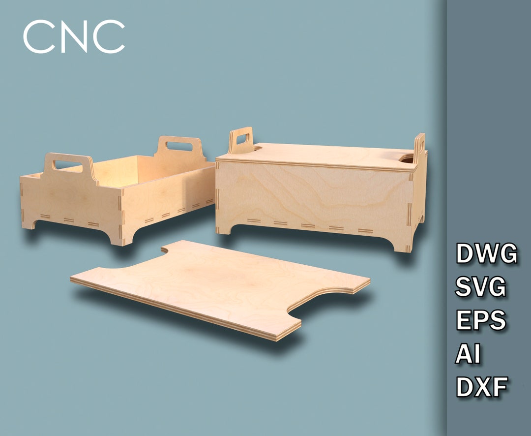 Вoxes Svg for Laser, Wooden Boxes Svg, Set of 2 Boxes With Lid, CNC ...