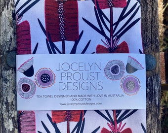 Jocelyn Proust Designer Tea Towel Bottlebrush