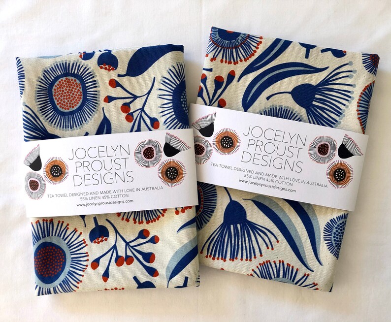 Jocelyn Proust Designer Tea Towel Australian Native Etsy