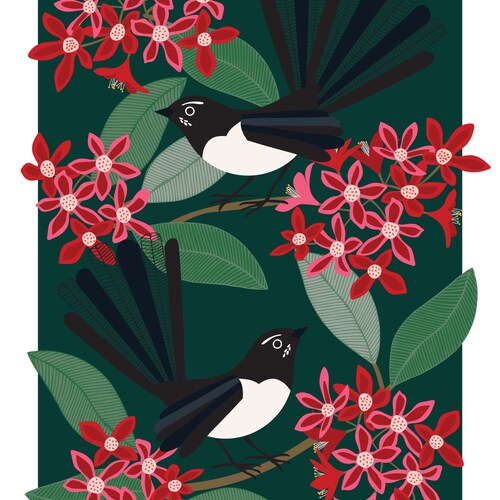 Australian Birds Galah Giclee Art Print Etsy