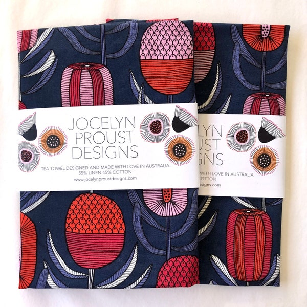 Jocelyn Proust Designer Tea Towel Banksia