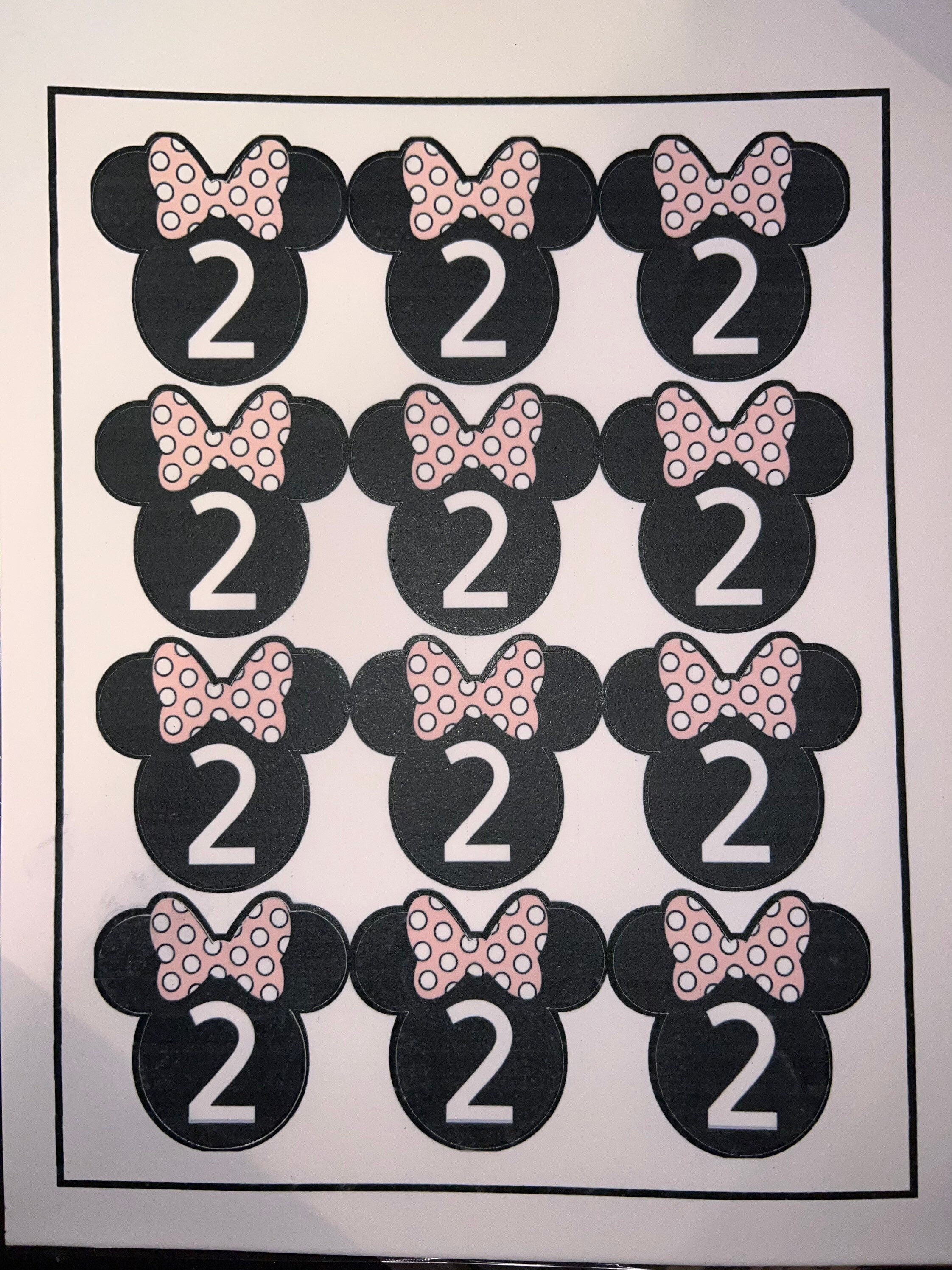Minnie Mouse Edible Icing Images. - Etsy