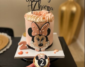 Minnie Mouse edible icing images.