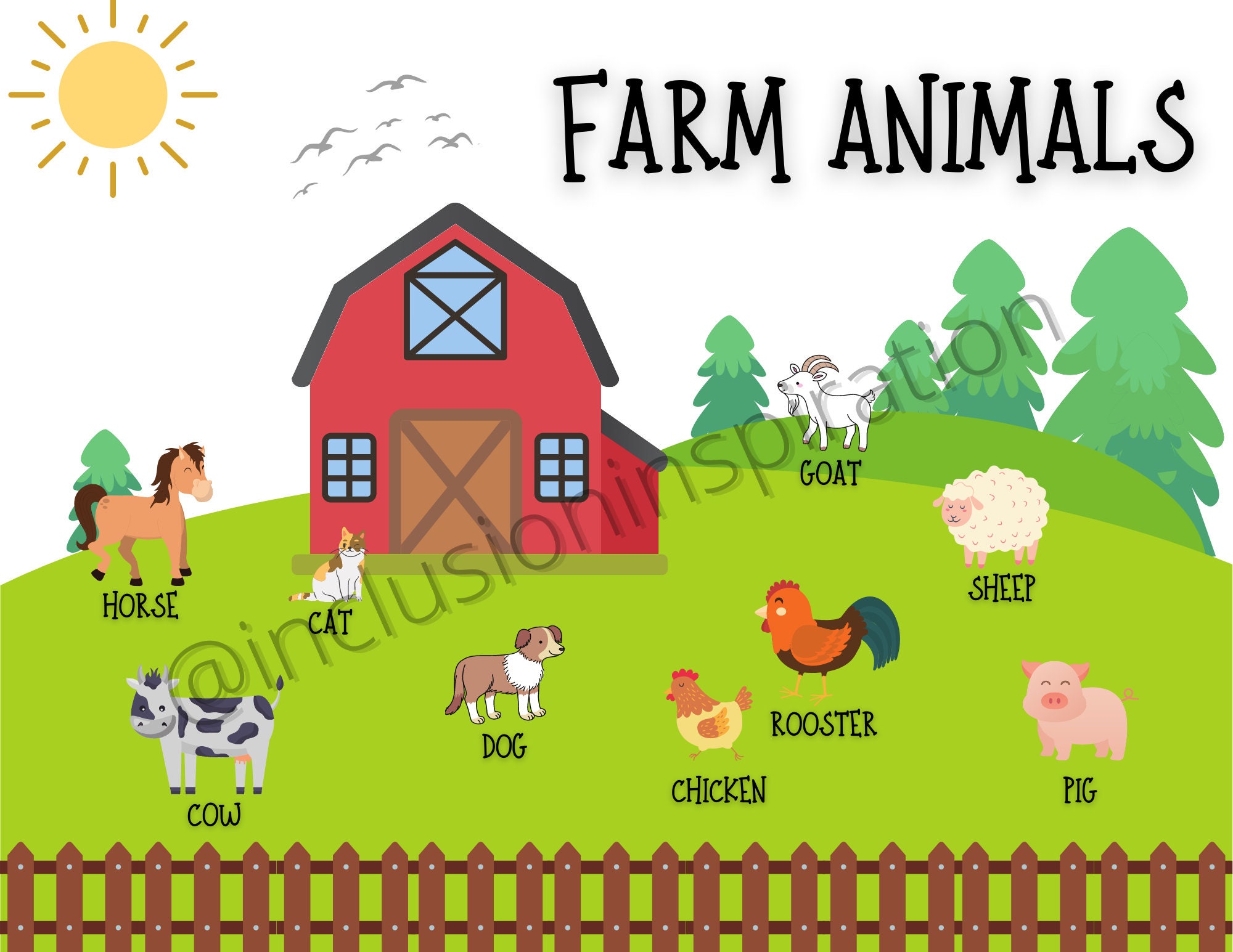 Farm Animals - Etsy