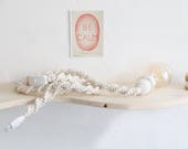 Twisted Light - Hanging light fixture / / bright Macrame