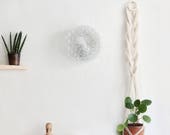 Classic Twist - Macrame wall hanging / / plant holder