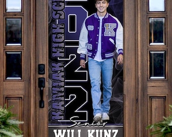 Personalized Graduation Banner: Class of 2026, School Photo (Printed or Digital)