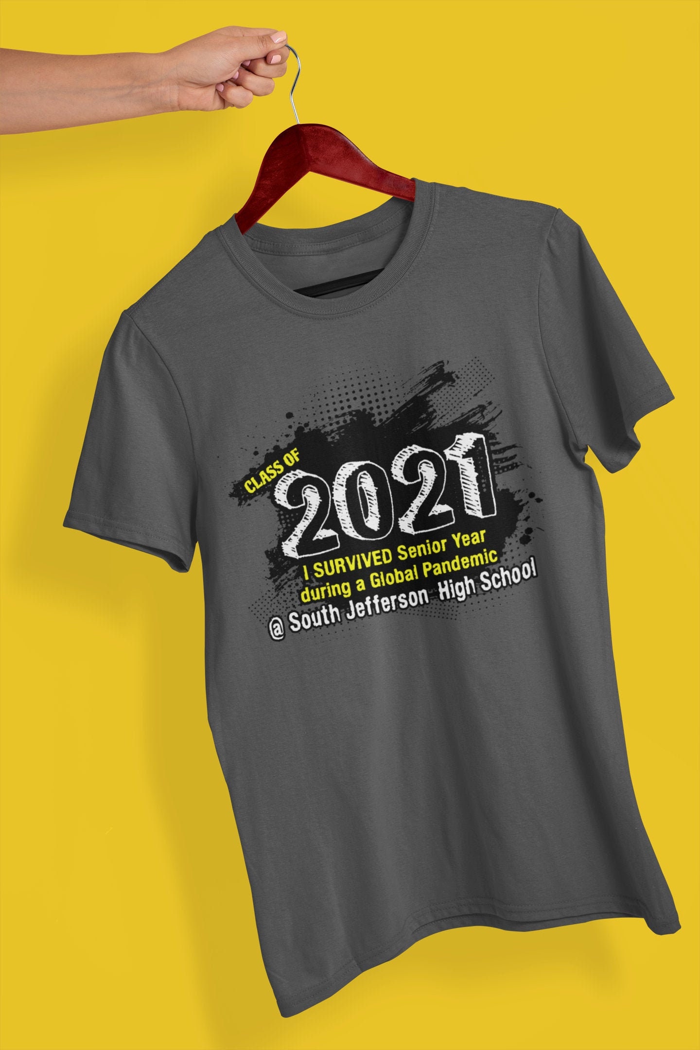 Senior 2021 2022 Shirt I survived Senior Year during a Global | Etsy