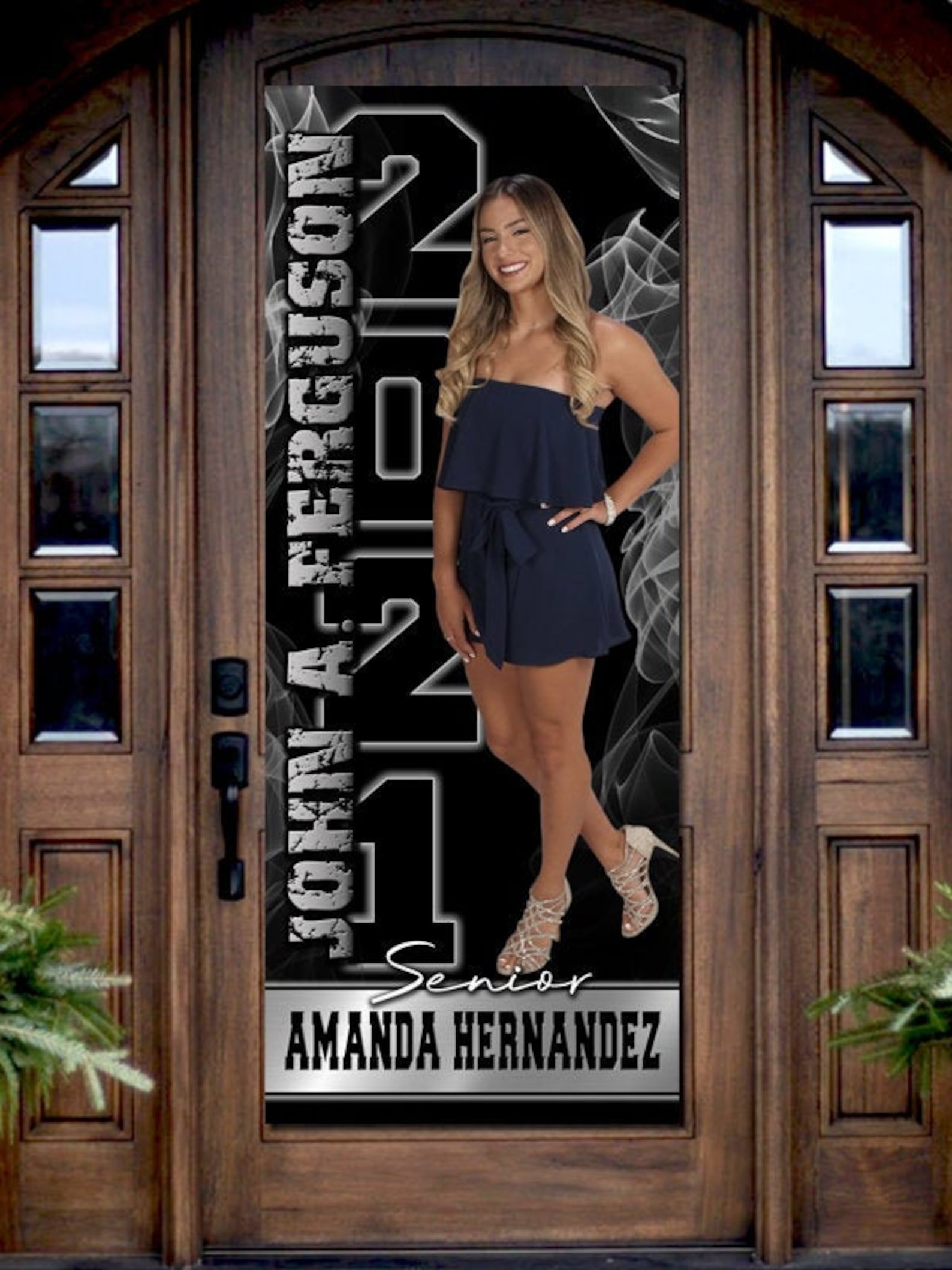 Class of 2022 Senior Door Banner Printed Banner or Digital | Etsy