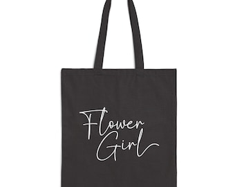 Personalized Flower Girl Tote Bag: Bridal Party Gift