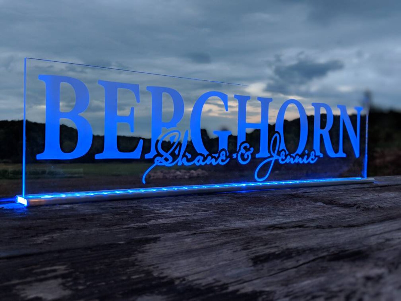 Elegant Wedding Head Table Sign Couple Gift Decoration LED Etsy