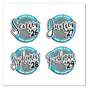 Senior, Junior, Sophomore, Freshman SVG PDF File, Class of 2026, 2027, 2028, 2029 Files, Digital File, Instant Download, Back to School File