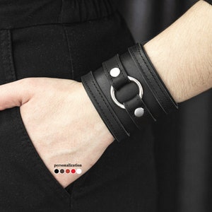 Breites Lederarmband für Männer oder Frauen für Handgelenk von 12 bis 24 cm, 3164st