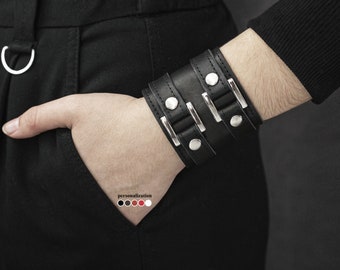 Suyi Bracciale Leopardo In Pelle Da Donna Bracciale Polsino Multistrato Con Fibbia Magnetica, 7.5 Inch, Pelle Metallica - Foto 8