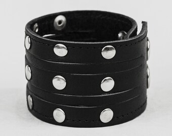 Braccialetto In Pelle E Borchie Dorate Just Cavalli C1407 - Foto 6