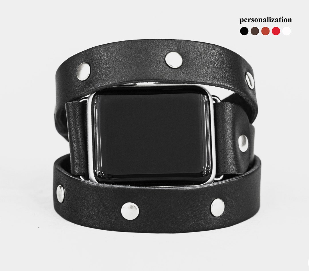 Wrap Leather Apple Watch Strap for Women or Men 38mm 40mm 41mm Etsy