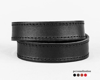 Double wrap Leather bracelet for man or woman, 8086st