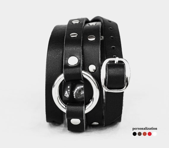 Bracciale Da Uomo In Pelle Intrecciata, A Più Fili, Con Croce - Foto 7