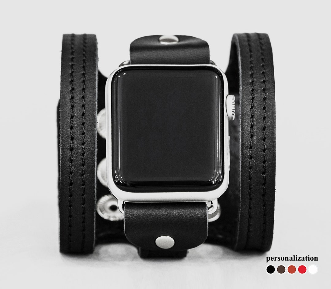 Wide Apple Watch Cuff Band for Women 38mm 40mm 41mm 42mm 44mm 45mm 49mm