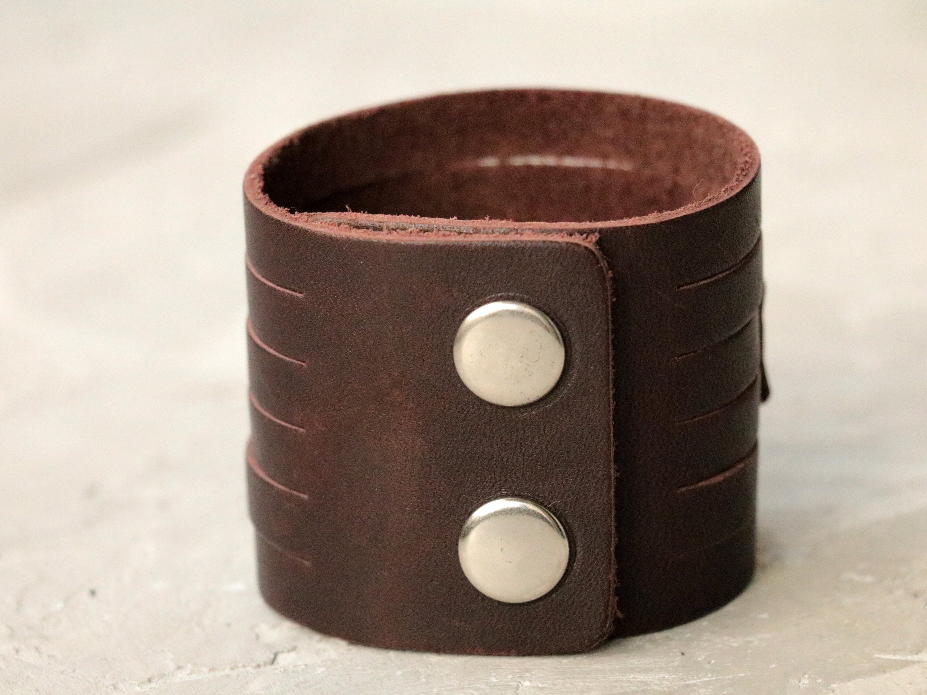 1820 Mm Brown Wide Leather Watch Strap for Men or Women Etsy