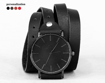 Correa de reloj de cuero estilo bohemio multivuelta para hombre o mujer, para asas de 10 mm, 12 mm, 14 mm, 16 mm, 18 mm, 20 mm, 22 mm, 24 mm, 26 mm, 28 mm y 30 mm, 5858