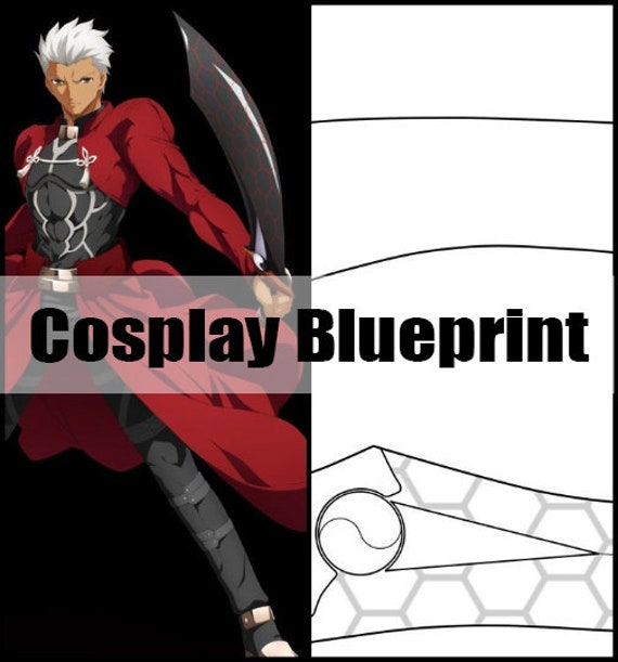 Cosplay Pdf Vector Pattern Blueprint Archer Blade Pattern Etsy Cosplay Pdf Vector Pattern Blueprint Archer Blade Pattern Etsy