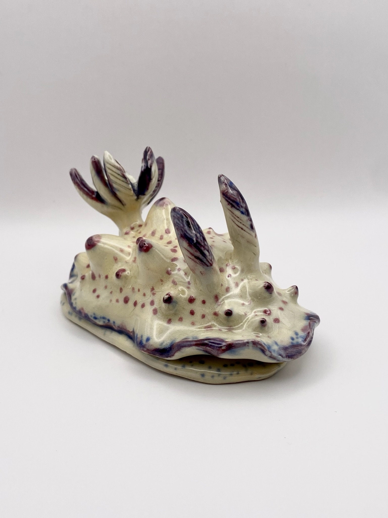 F20 油絵 「Nudibranch」 ハンドメイド Handmade Ceramic Nudibranch Sculpture, Underwater Art Painting - Etsy