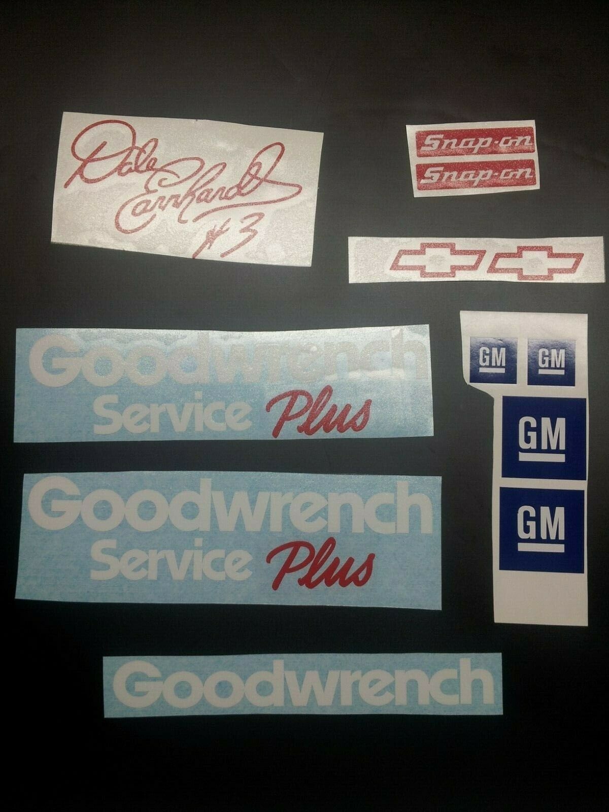 1998 DALE EARNHARDT SR 3 Nascar Goodwrench Helmet Replica Decals Stickers  Prop 1:1 - Etsy Finland, image size:1200x1600