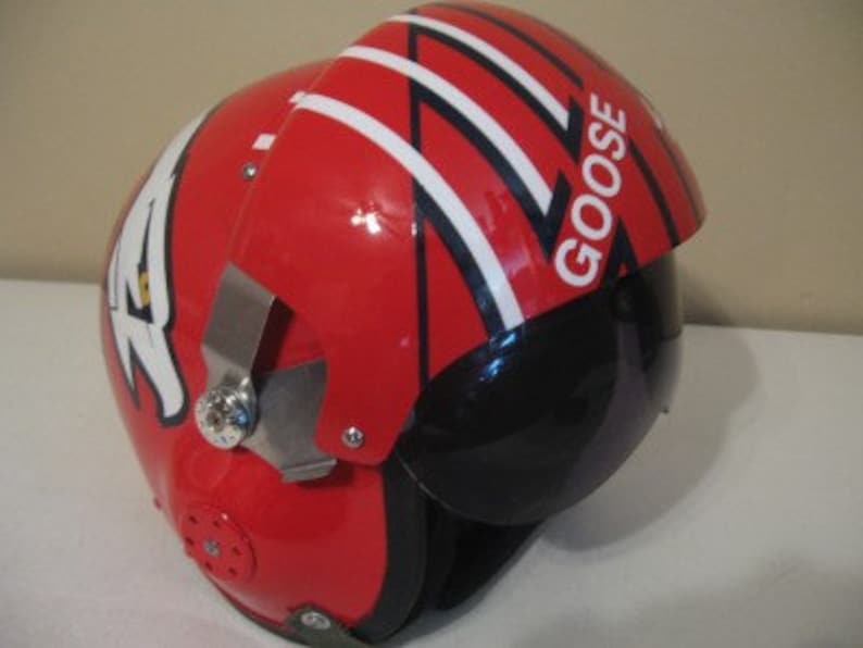TOP GUN 2 GOOSE Wingman Flight Helmet Movie Prop Fighter Pilot Etsy