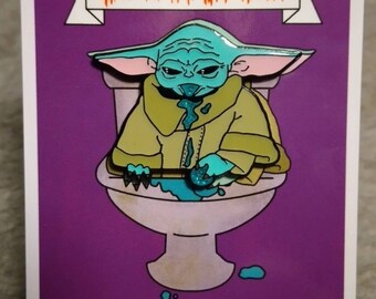 Yakkin' Youngling 1.5" Enamel Pin