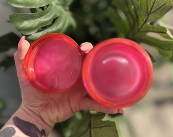 Harzglas mit Deckel