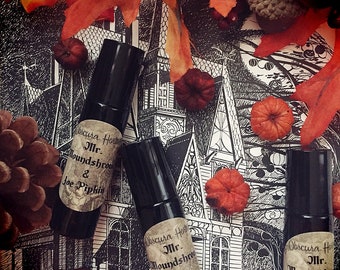 Halloween Tree Perfume: Spiced Apple, Pumpkin Pie, Vanilla (10ml Roller Bottle)