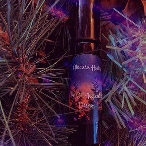 The Oft-Repeated Dream, Perfume, Robert Frost Inspired, Amber, Patchouli, Raspberry, Pine