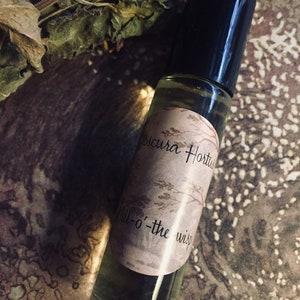 Will-o&#39;-The-Wisp Perfume Oil: Aquatic Incense, Unisex Folklore Scent